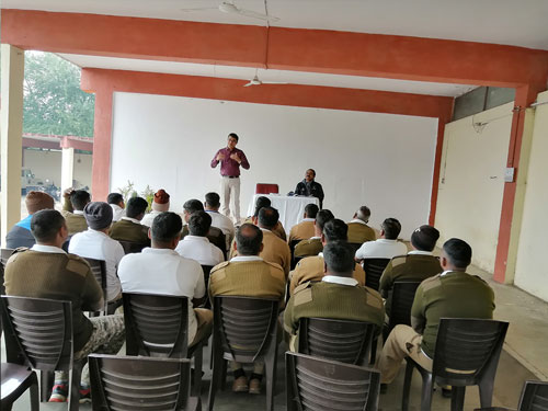 Umang Clinic, Nagpur - Stress Management session for police staff personnel at SRPF Nagpur